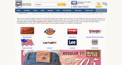 Desktop Screenshot of denimexpress.com
